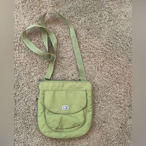 Baggallini green crossbody travel purse.